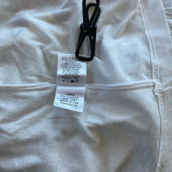 Wildfox Hands Off Chrissy V-neck T-shirt | White - Picture 7 of 10